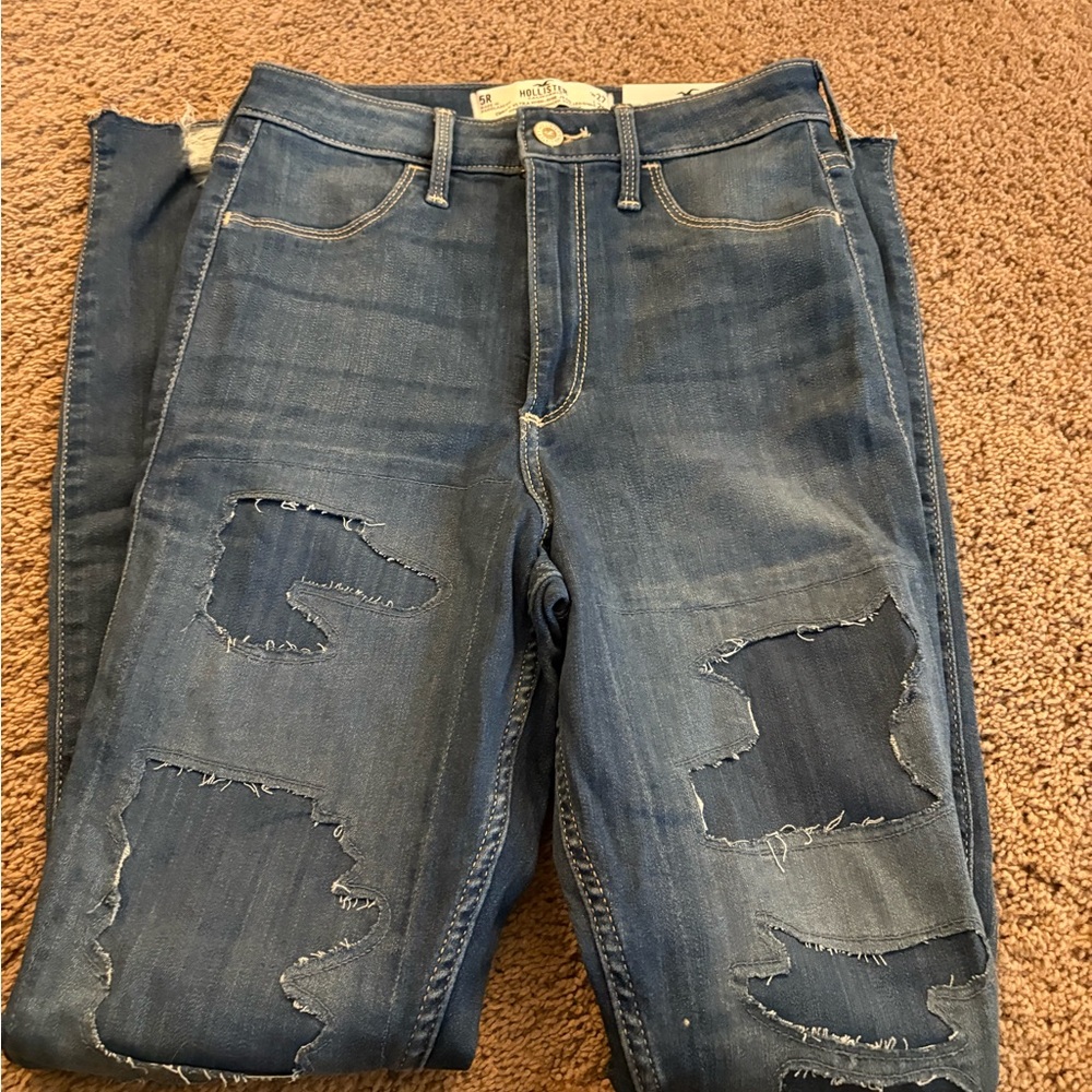Hollister Curvy Ultra High-Rise Blue Jean Leggings
